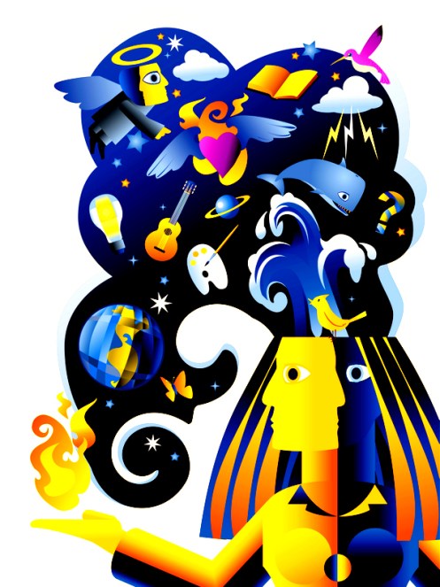 Sun in Gemini, Moon in Aquarius and Mercury trine Neptune today.