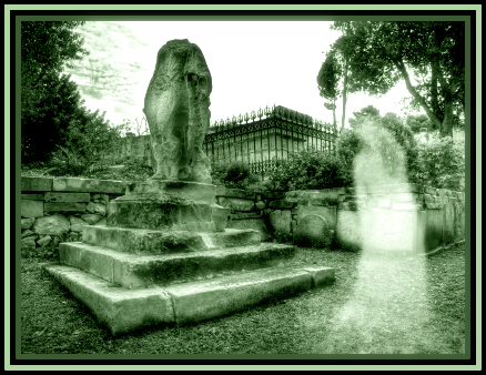Ghost at Graveyard