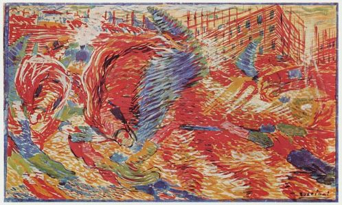 UmbertoBoccioni The City Rises